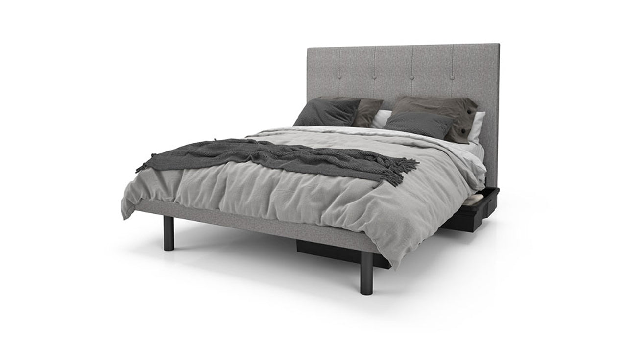 Reflexx Platform Bed Base with Lyon Headboard