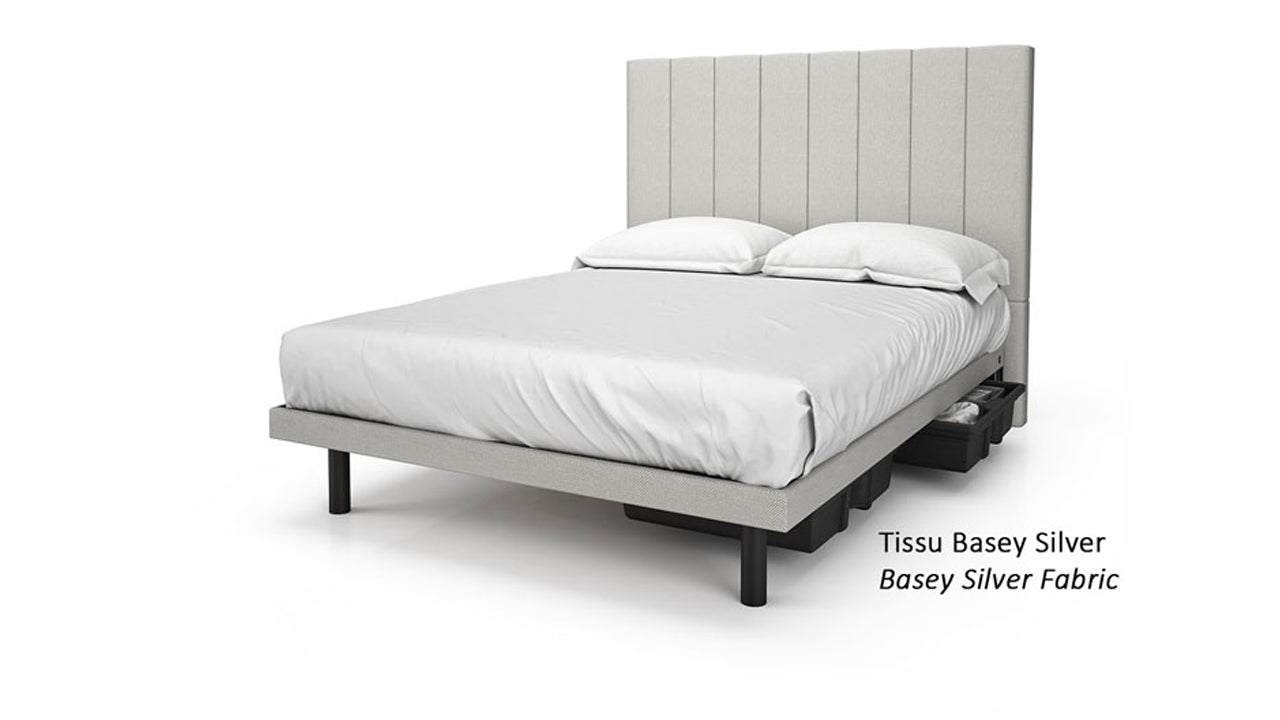 Reflexx Platform Bed Base with Noah Headboard