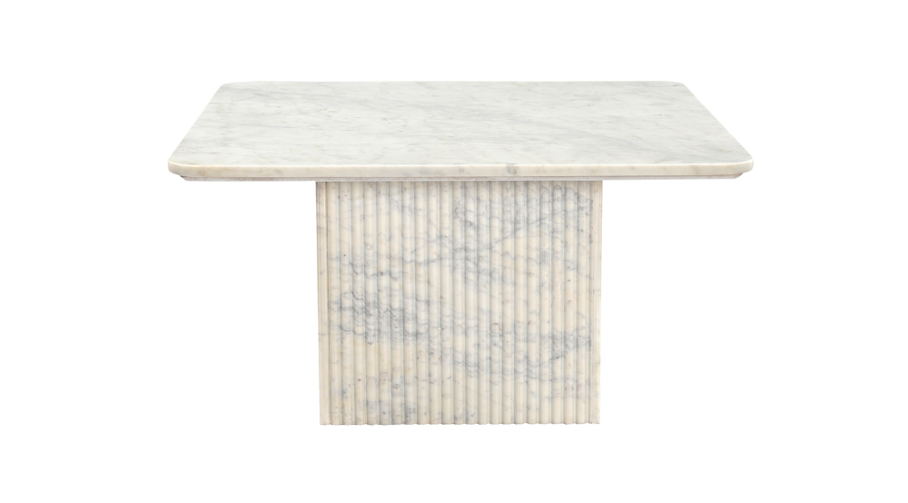 Roland Square Coffee Table in White