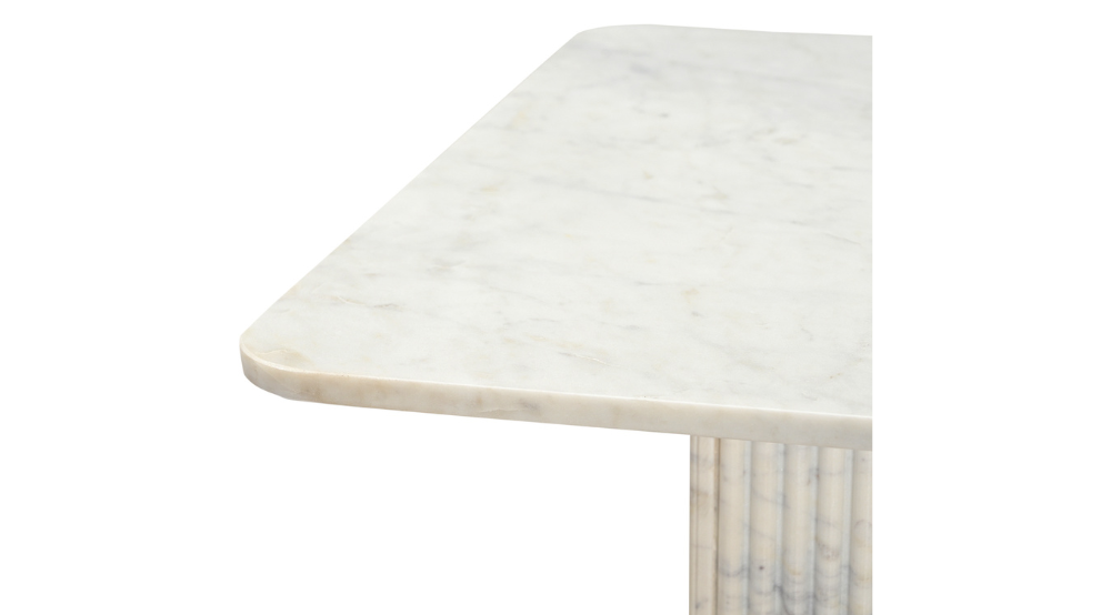 Roland Square Coffee Table in White