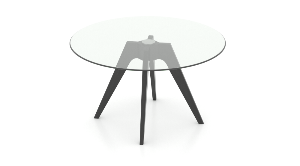 Round Glass Table – Base DQ