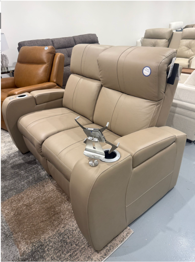Flicks Power Recliner in Leather - FLOOR MODEL SALE