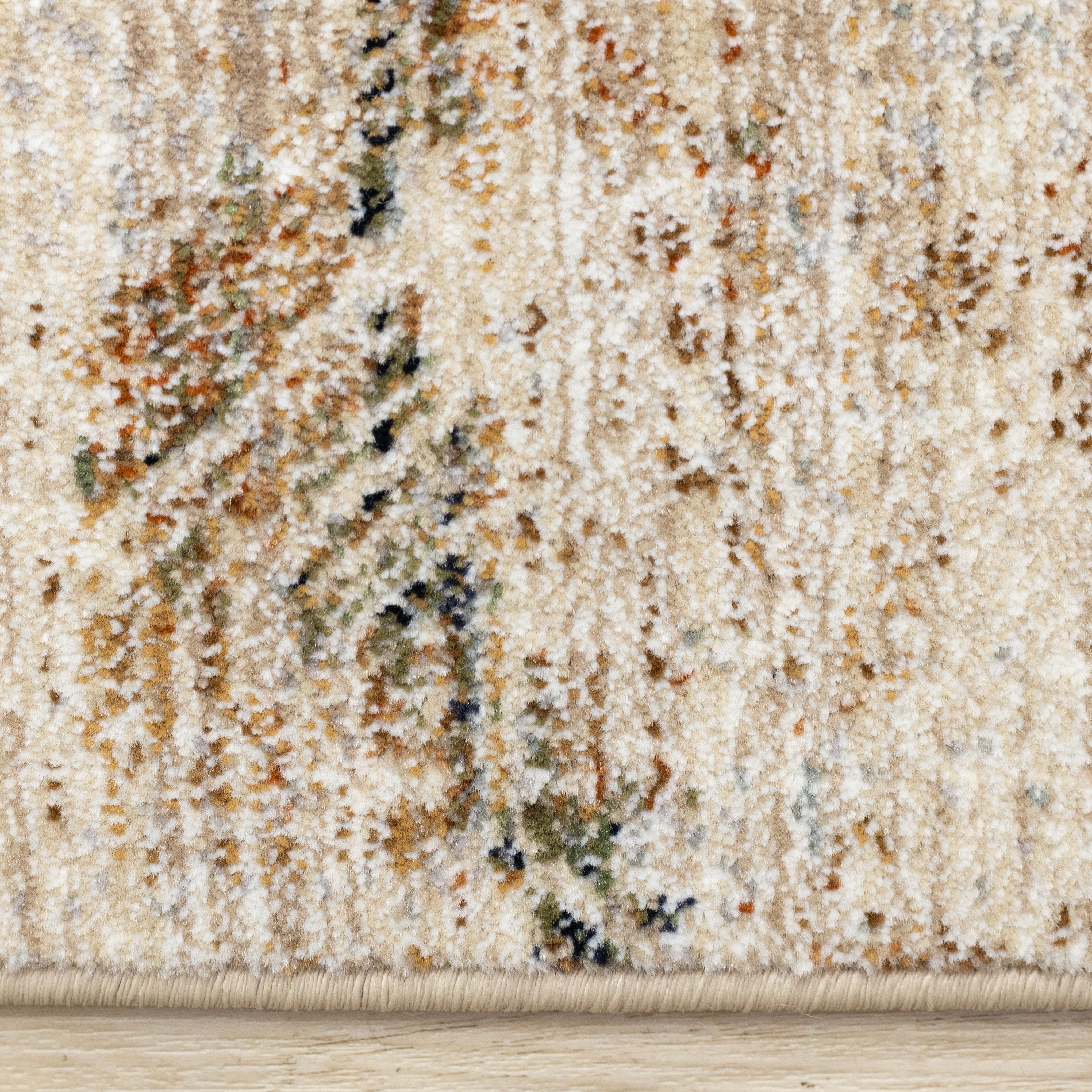 Serene Multi Distressed Faded Southwestern Pattern Rug