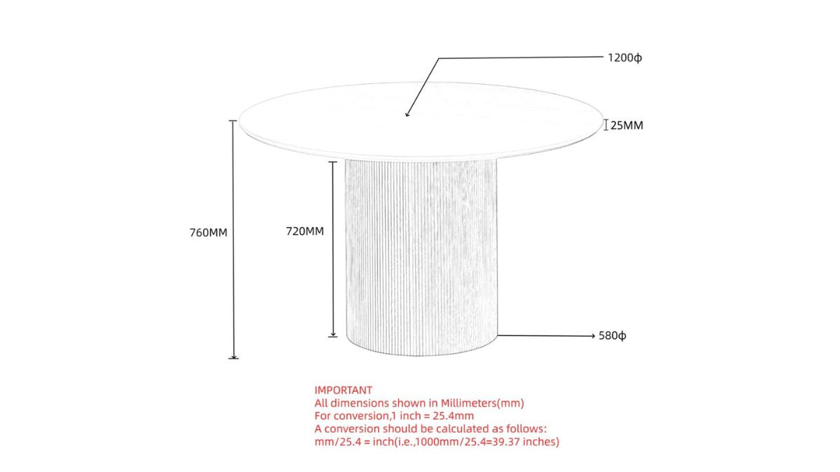 TOVAS DINING TABLE