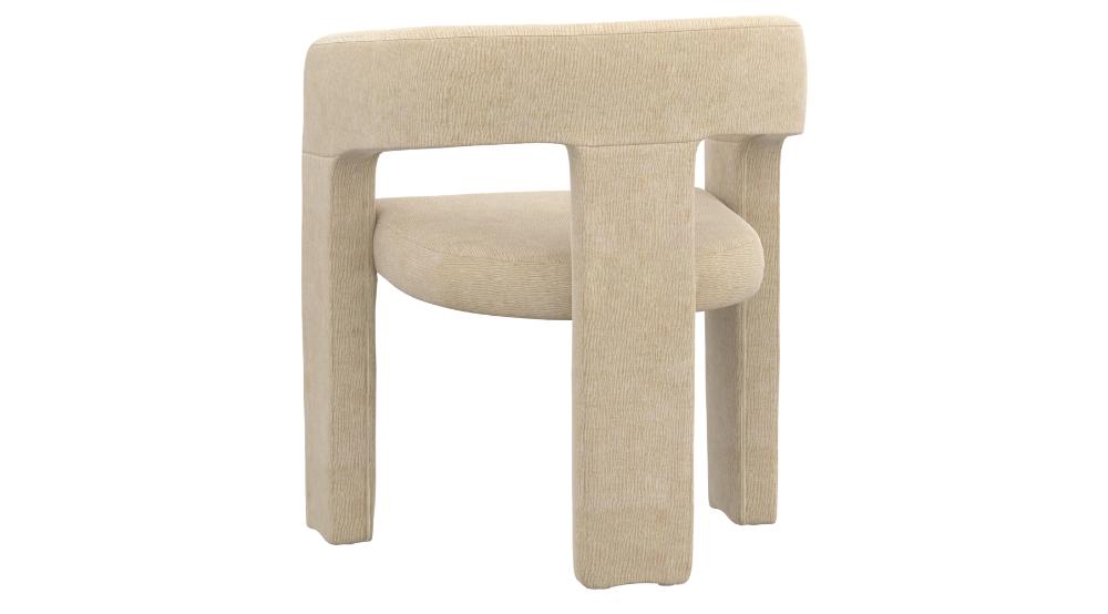 Tovas and Amara 5pc Dining Set - Ivory Table and Beige Chairs