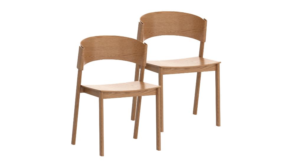 Tovas and Elias 5pc Dining Set - Natural Table and Natural Chairs