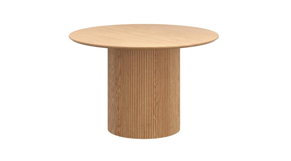 Tovas and Hudson 5pc Dining Set - Natural Table and Beige Chairs