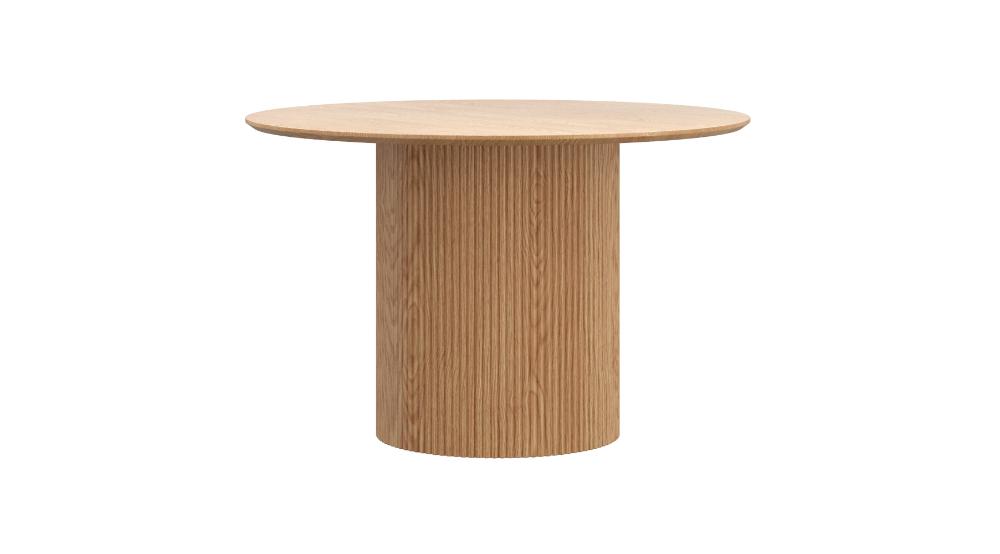 Tovas and Hudson 5pc Dining Set - Natural Table and Beige Chairs
