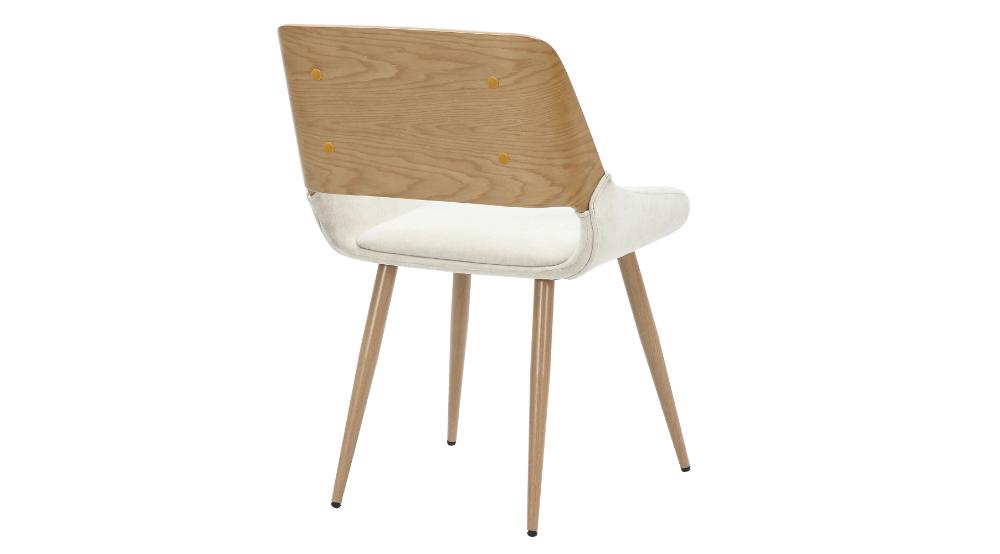 Tovas and Hudson 5pc Dining Set - Natural Table and Beige Chairs