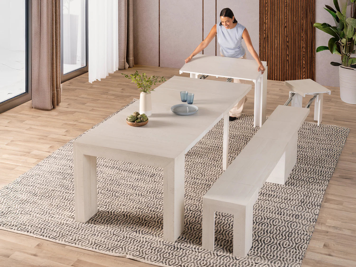 Transformer Table Dining Set - The Practical