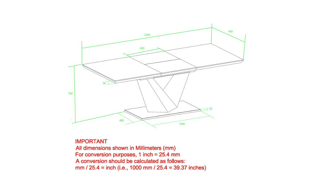 Eclipse/ Caprese 7pc Dining Set