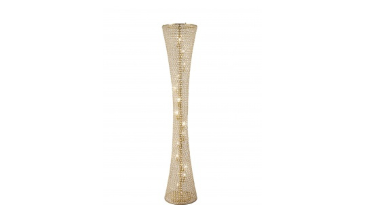 Tube Beaded Floor Lamp