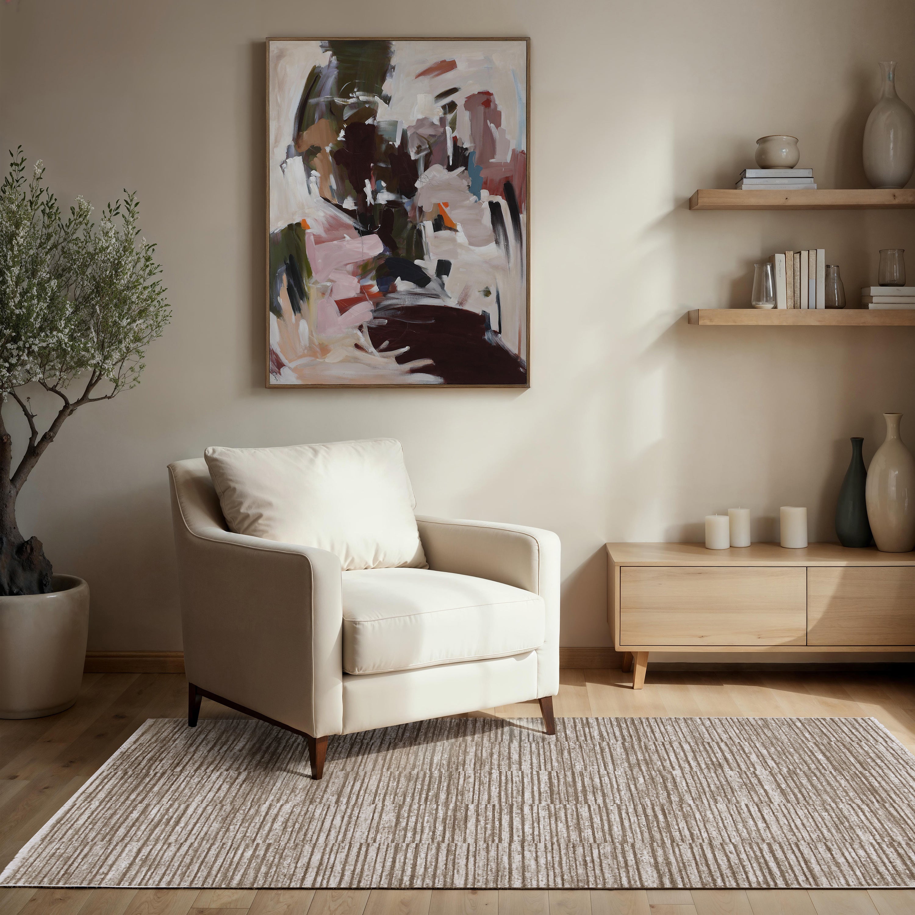 Blake Rug, 1'4" X 1'4" Ft - White Label Lifestyle Image - RBLA-41425