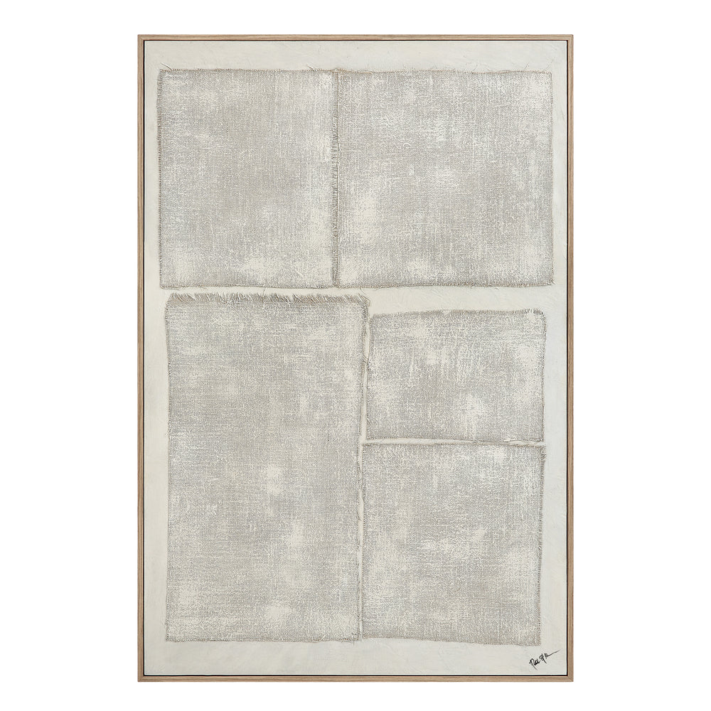Picardy 60.3" Wide Wall Art with Wood Frame, Oak - Main Image - W6745