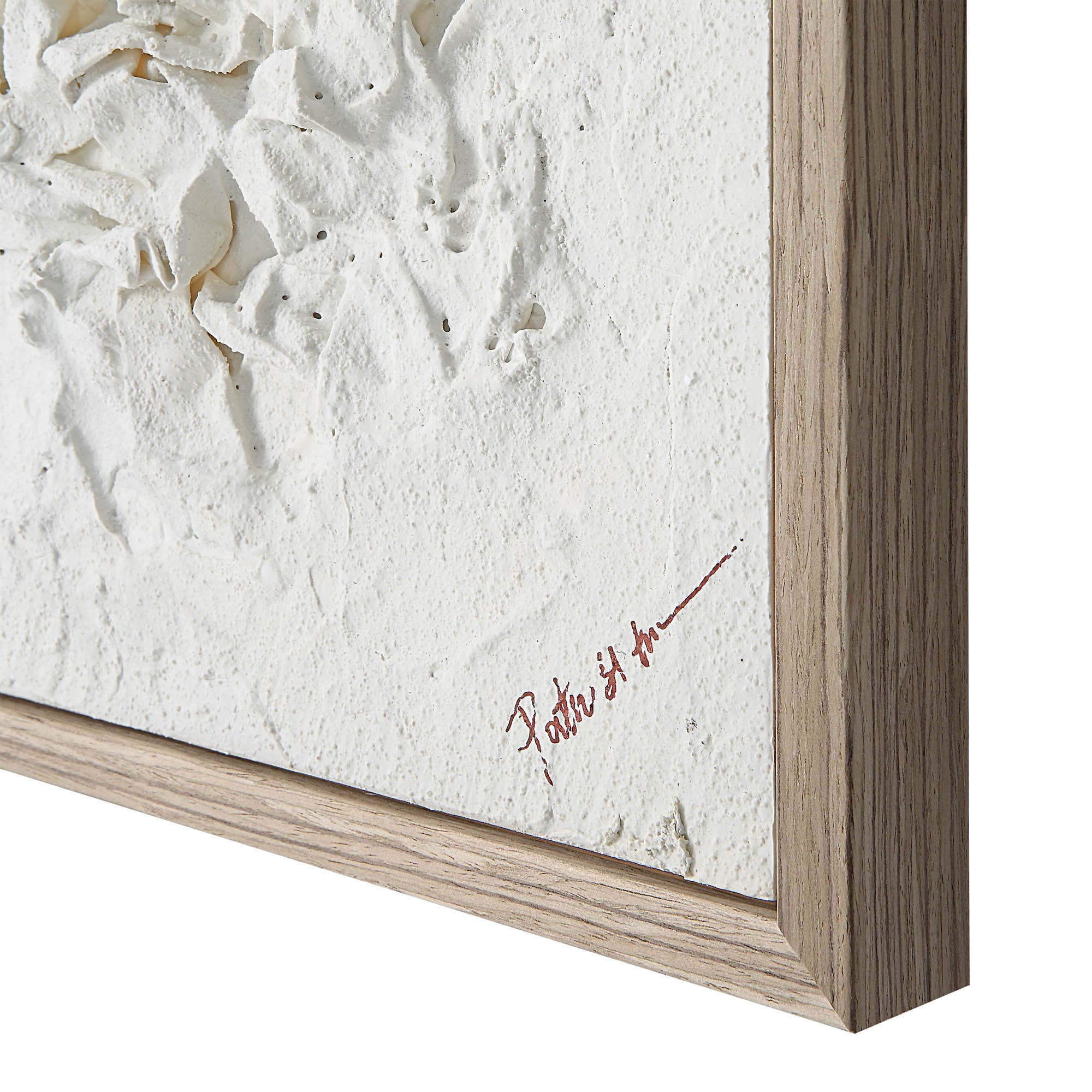 Volterra 20" Wide Wall Art, White - Detail Image - W6737