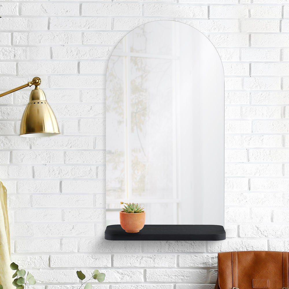 Lucila 36" Tall Arch Wall Mirror - Lifestyle Image - MT2432