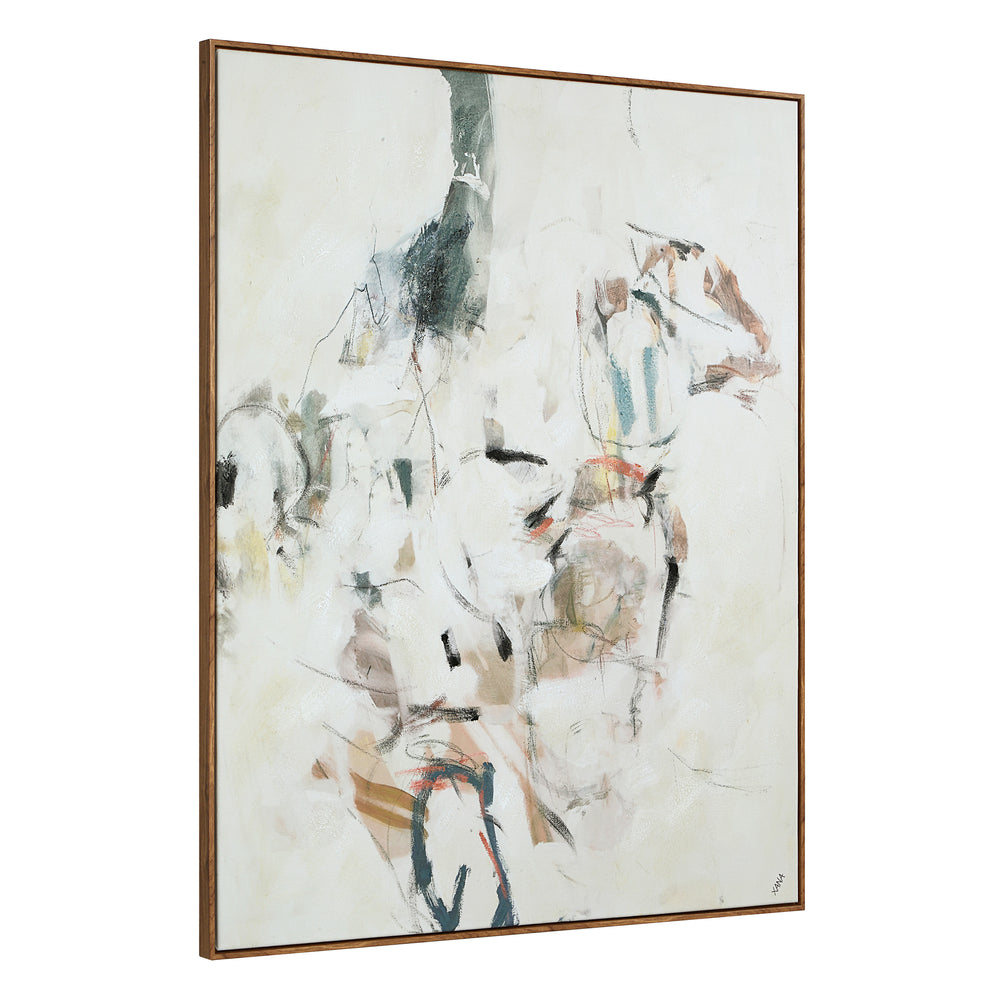 Kona 50" H x 40" W Canvas Art, Beige - Angle Image - OL2213