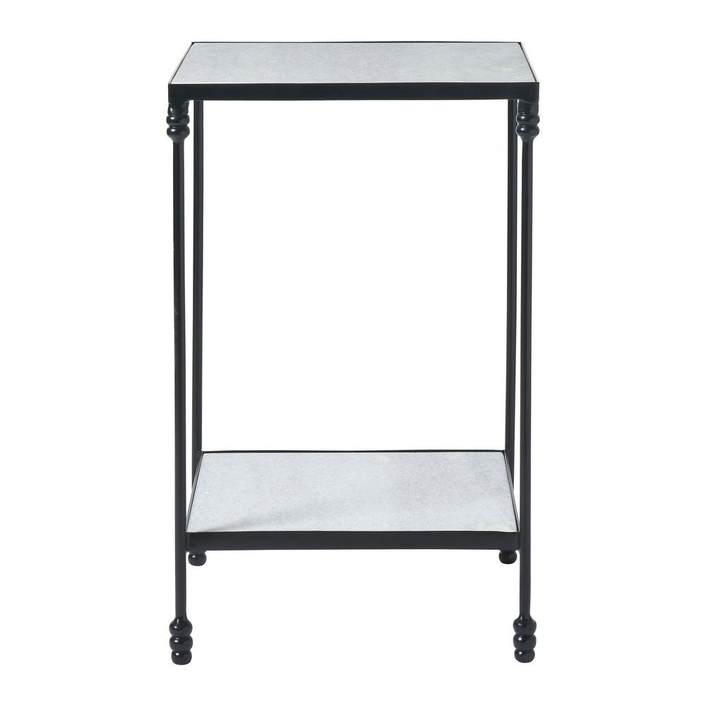 Giulia 24" Height Table, White - Angle Image - TA514