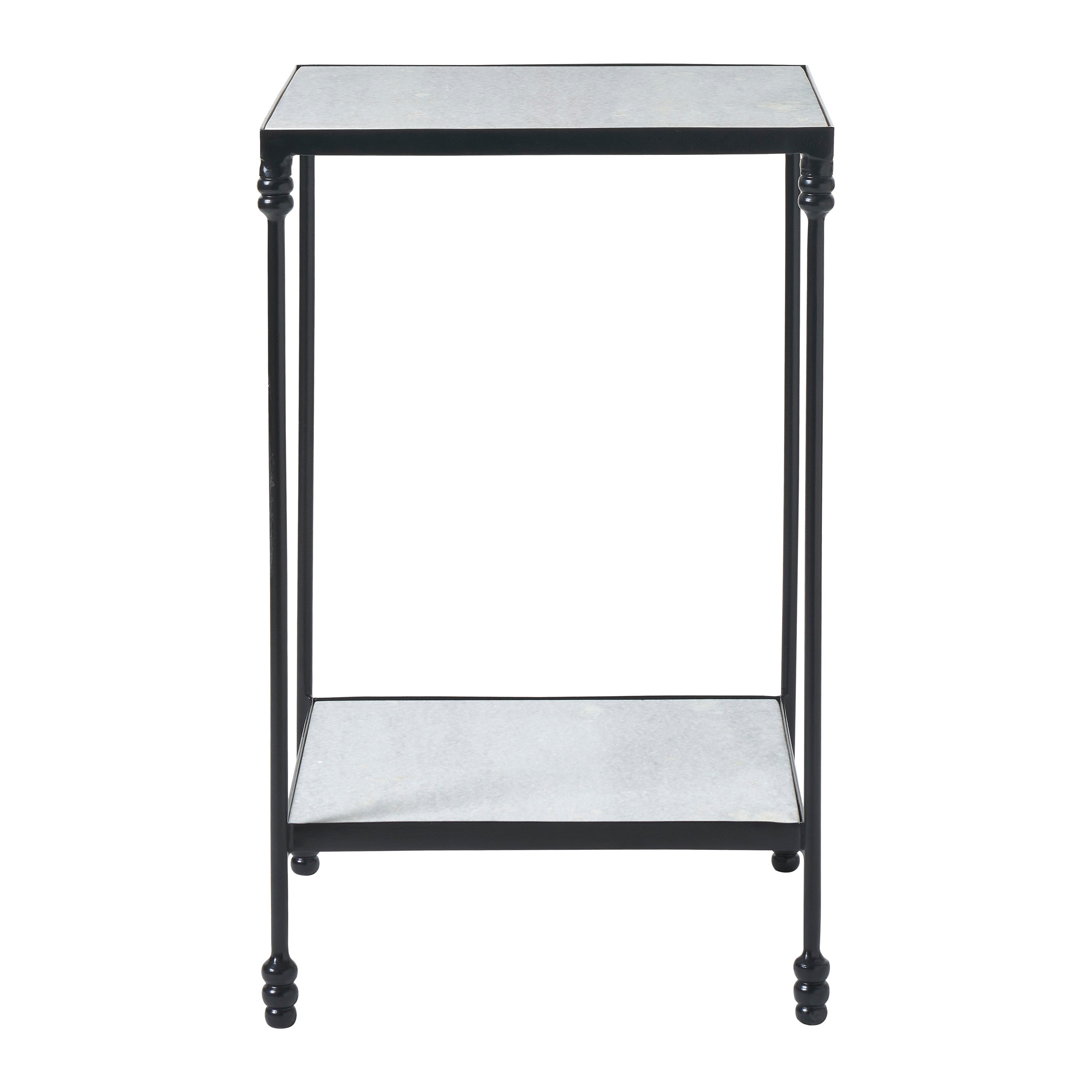 Giulia 24" Height Table, White - Angle Image - TA514