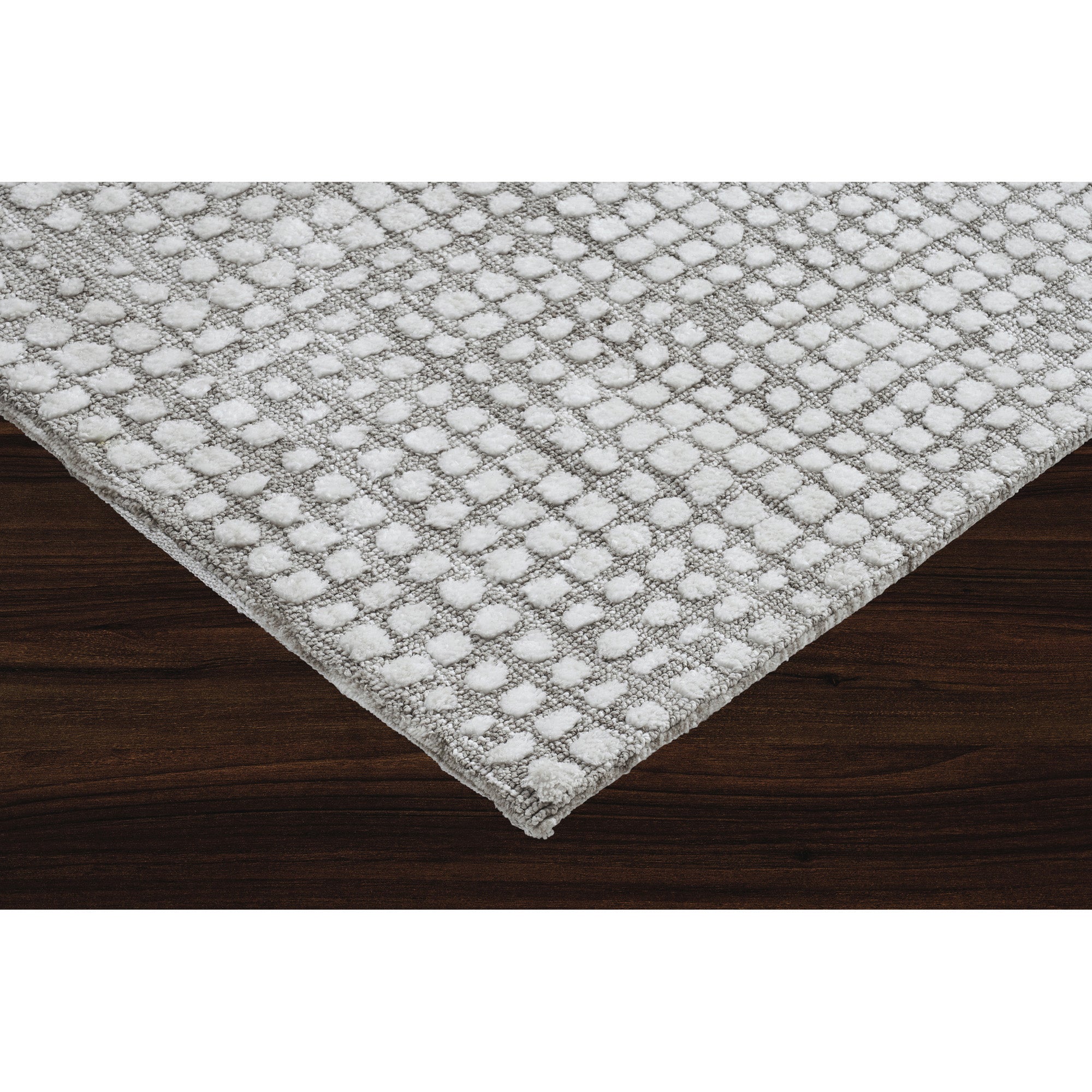 Hazel 8x 10 Power loomed Indoor Rug, Taupe - Angle Image - RHAZ-10262-810