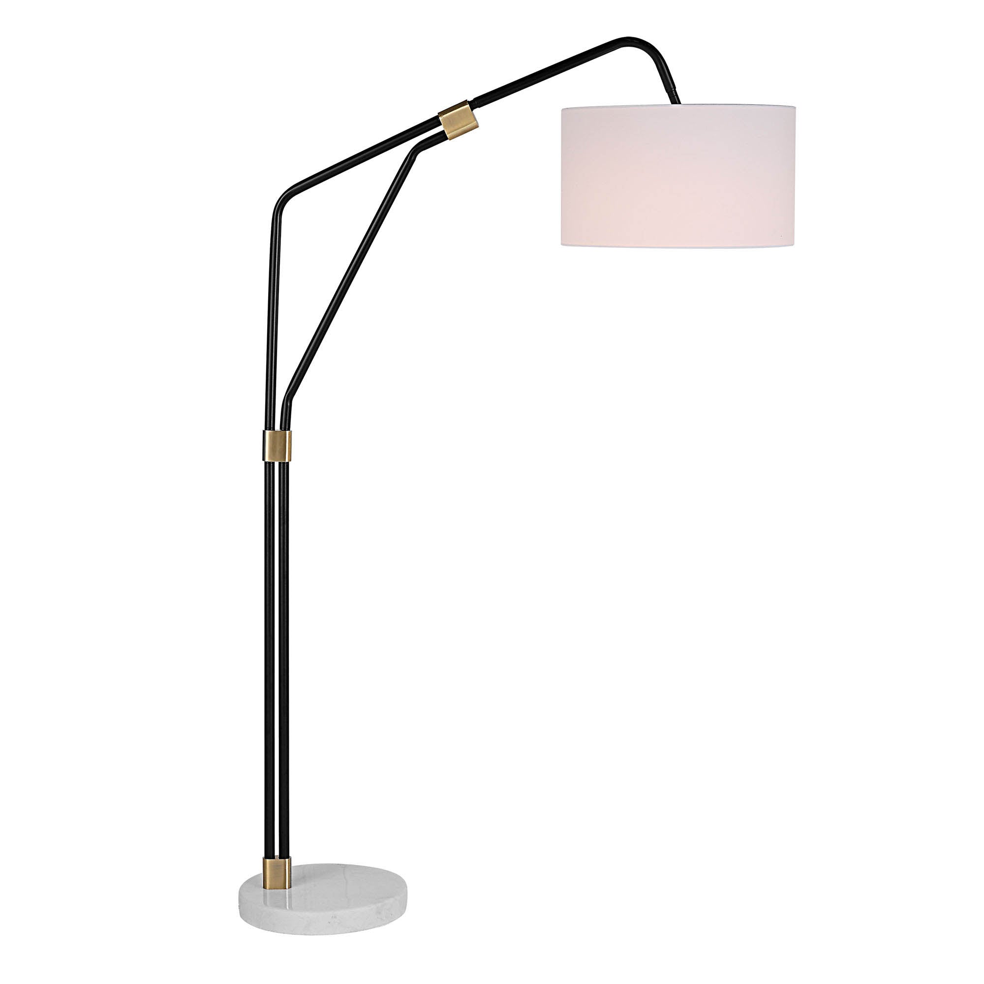 Wroxton 71" Length Floor Lamp, Matte Black - Additional Image 2 - LPF3143