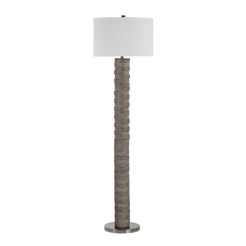 Moringa 72.0" Height Floor Lamps, Warm Charcoal Grey - Main Image - LPF3189EV