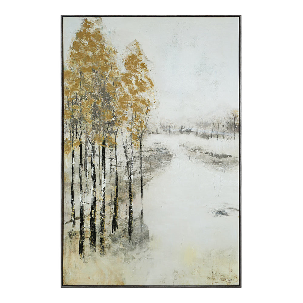 Illia 60" H x 40" W Canvas Art, Beige - Main Image - OL2205