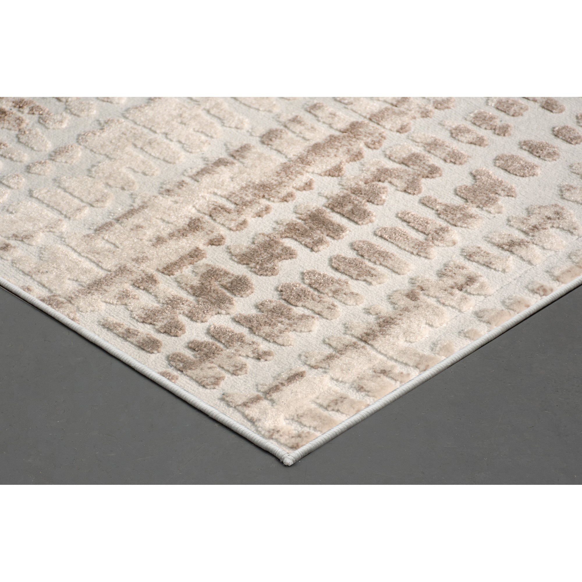 Ariella 3x5 Power loomed Indoor Rug, Cream - Additional Image 1 - RARI-20035-35