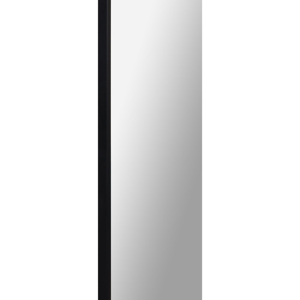 Luka 40" Tall Irregular Wall Mirror, Black - Detail Image - MT2382