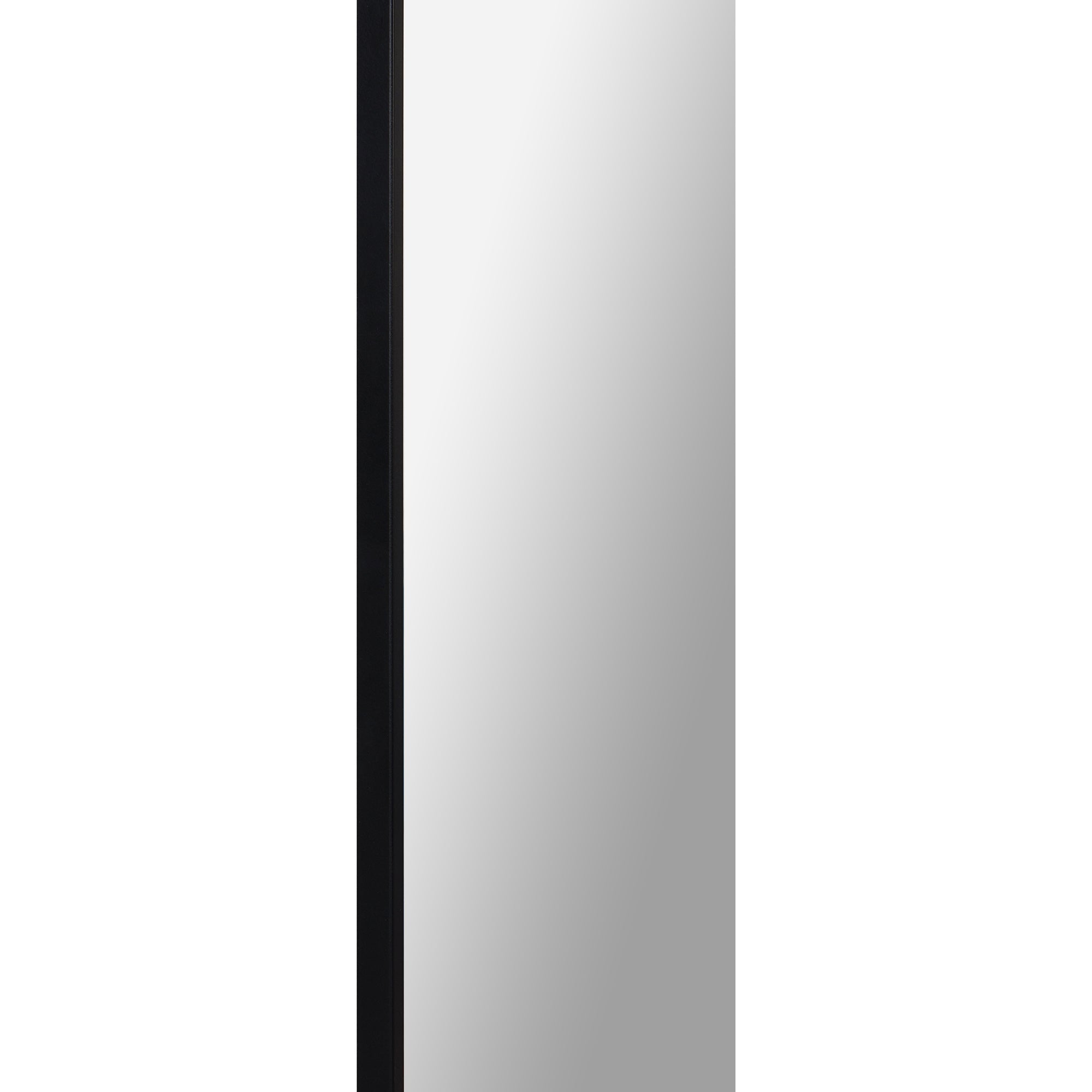 Luka 40" Tall Irregular Wall Mirror, Black - Detail Image - MT2382