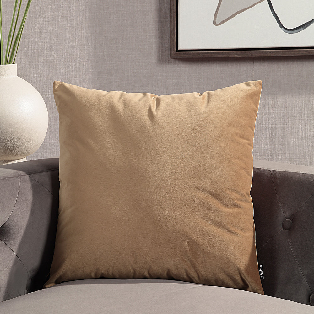 Alchemilla 20X20 Indoor Pillow, Camel - Lifestyle Image - PWFL1458