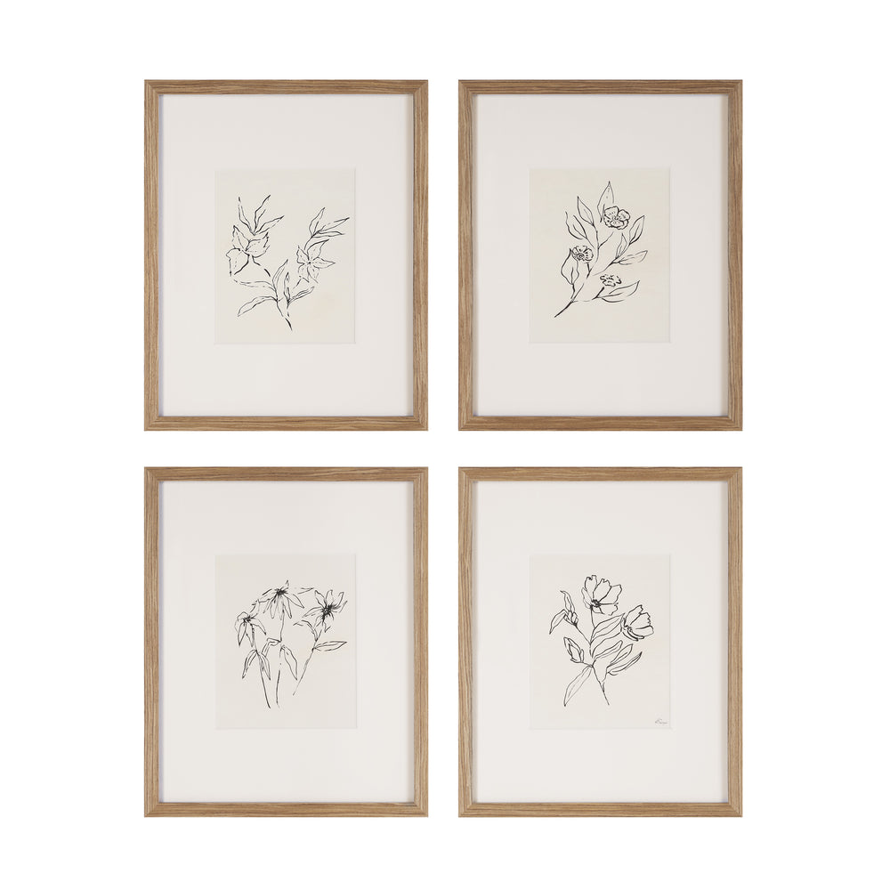 Palmela 16.0" Wide Wall Decor, Printed Artwork (4 Piece Set) - Main Image - PA0048