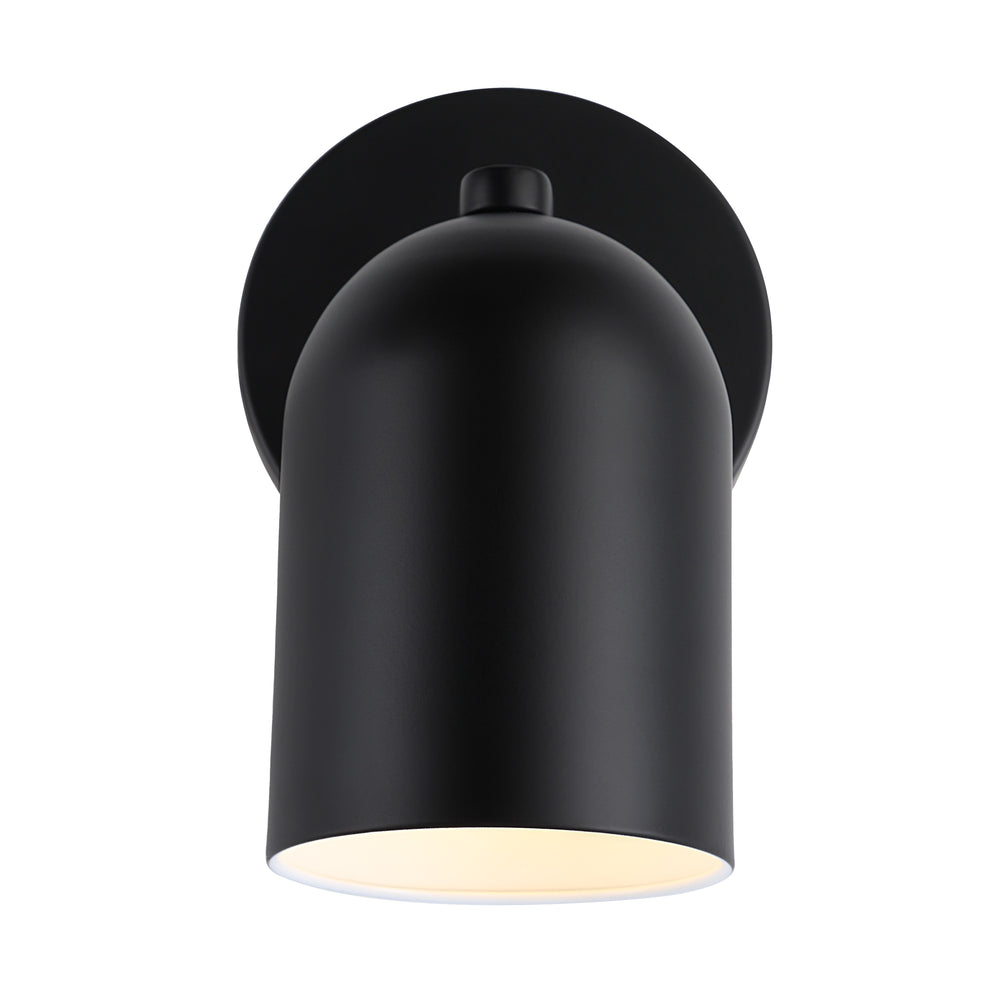 Valonia 8.25" Length Wall Sconce, BLACK - Additional Image 2 - WS153