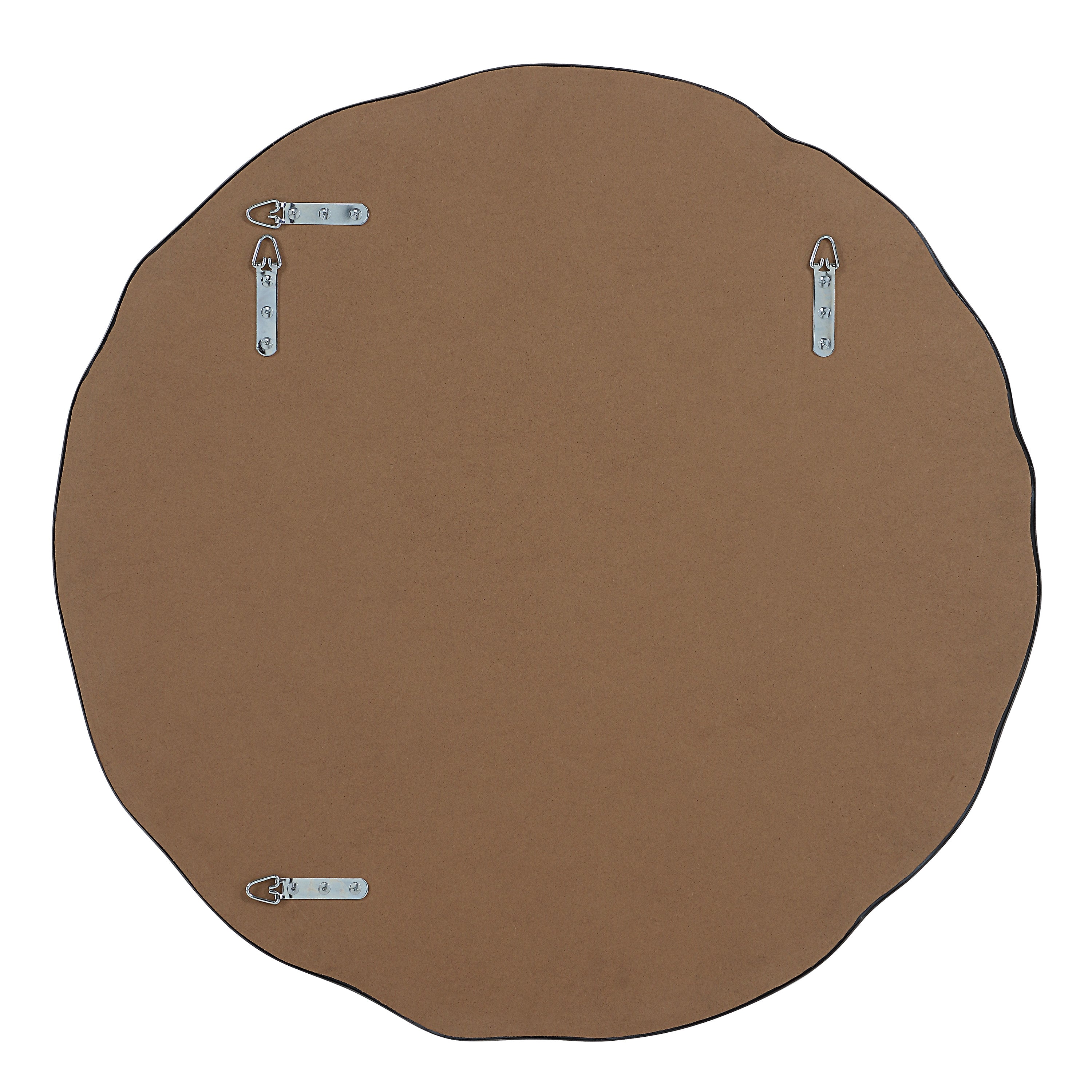 Cerro 30" H x 30" W Wall Mirror, Silver - Backing Image - MT2735