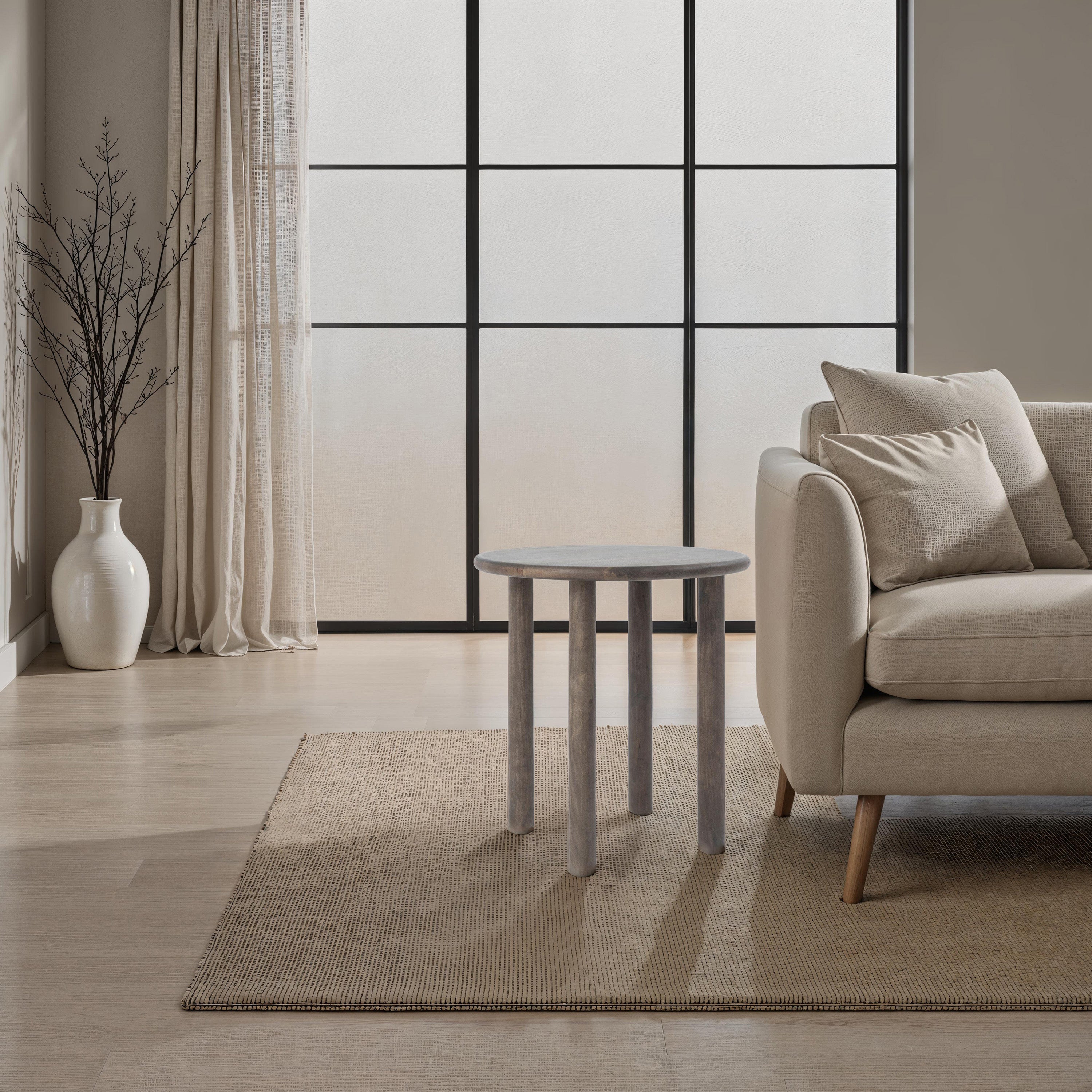 Cetus 22.0" Height Side Table - White Label Lifestyle Image - TA539