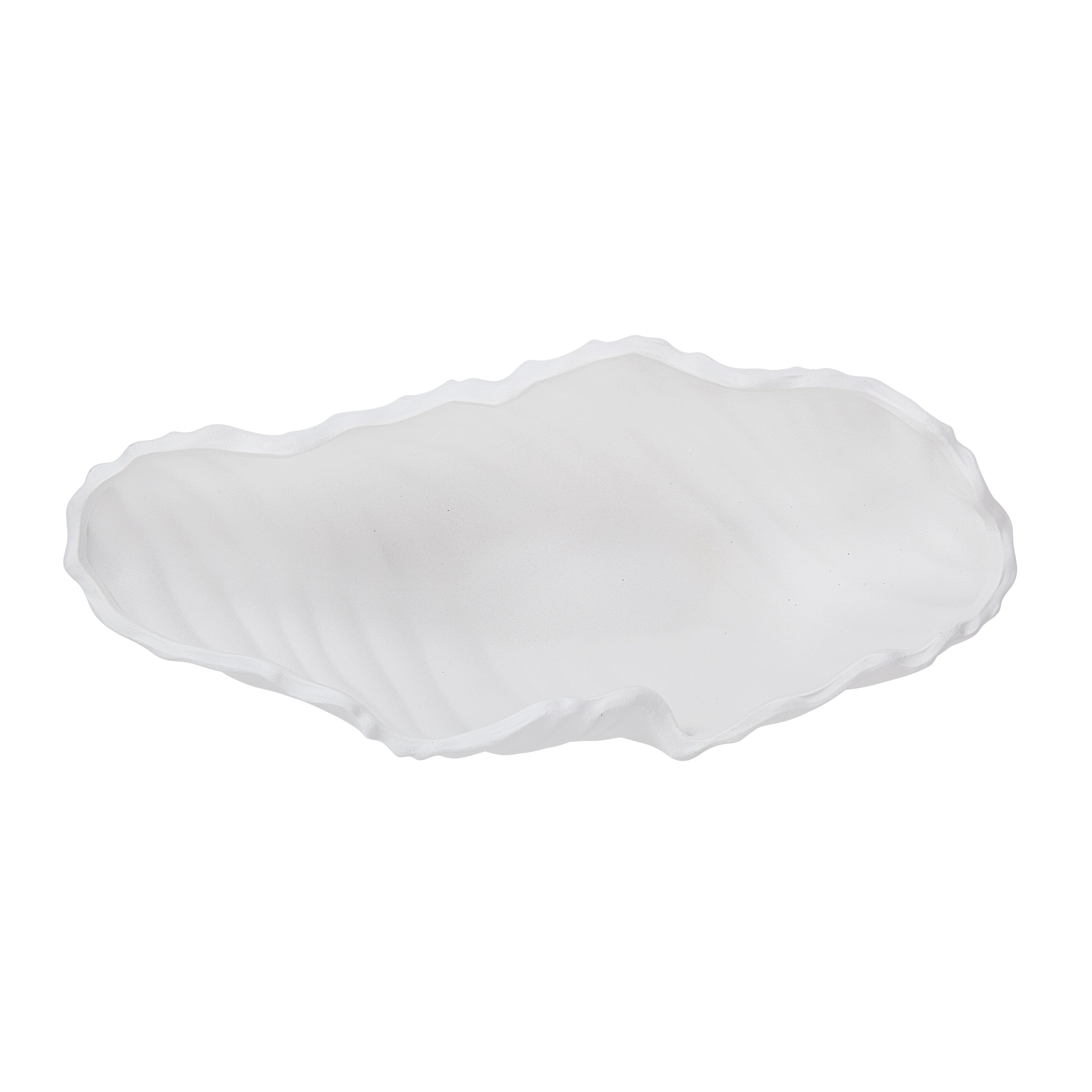 Darius Indoor Ceramic Bowl, Matte White - Additional Image 3 - VAS255
