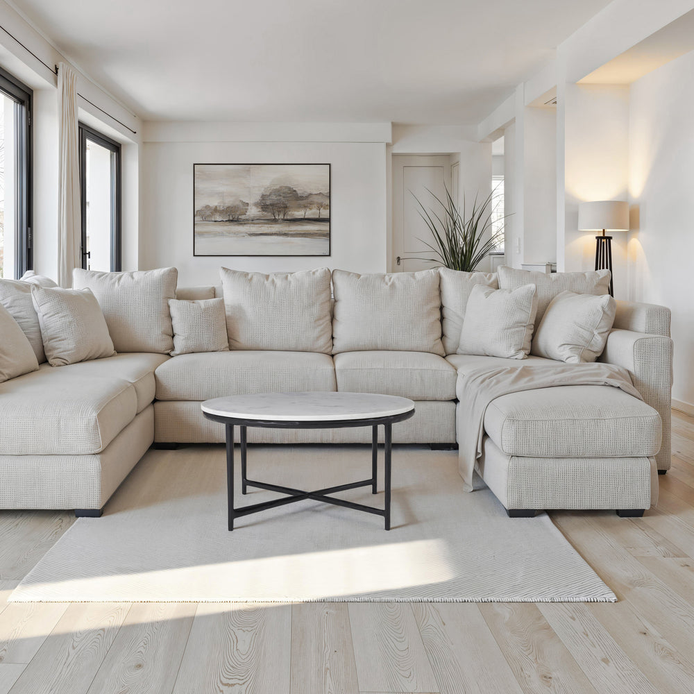 Rowena 29.92" Height Coffee Table - White Label Lifestyle Image - TA533