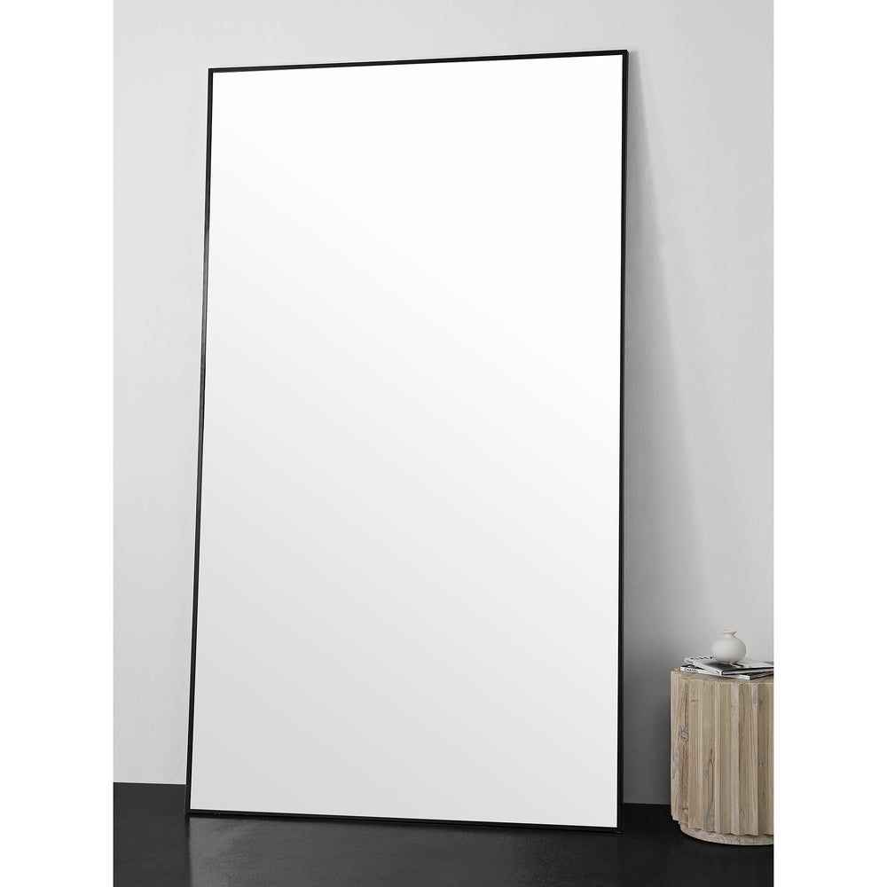 Keene 83" Tall Rectangle Full Length Mirror, Black - Lifestyle Image - MT2499