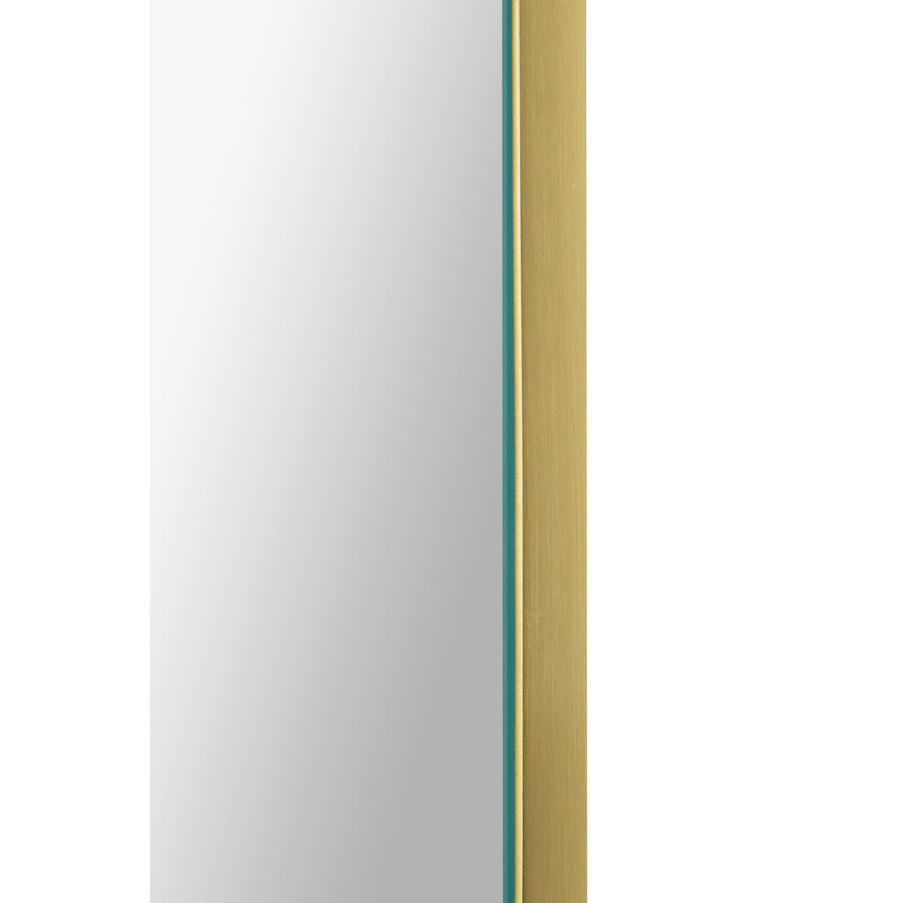 Beckah 40" Tall Oval Wall Mirror, Yellow - Additional Image 2 - MT2526