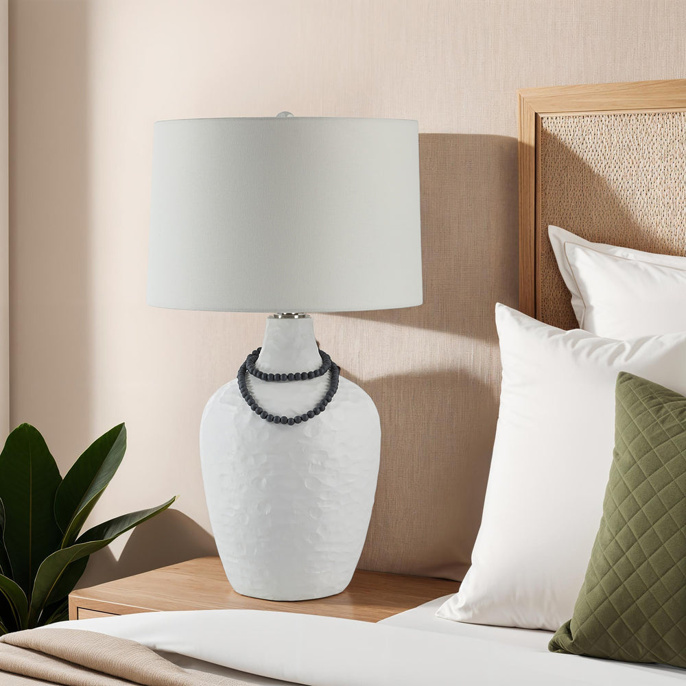 Naranja 29.75" Height Table Lamp, White - Lifestyle Image - LPT1340
