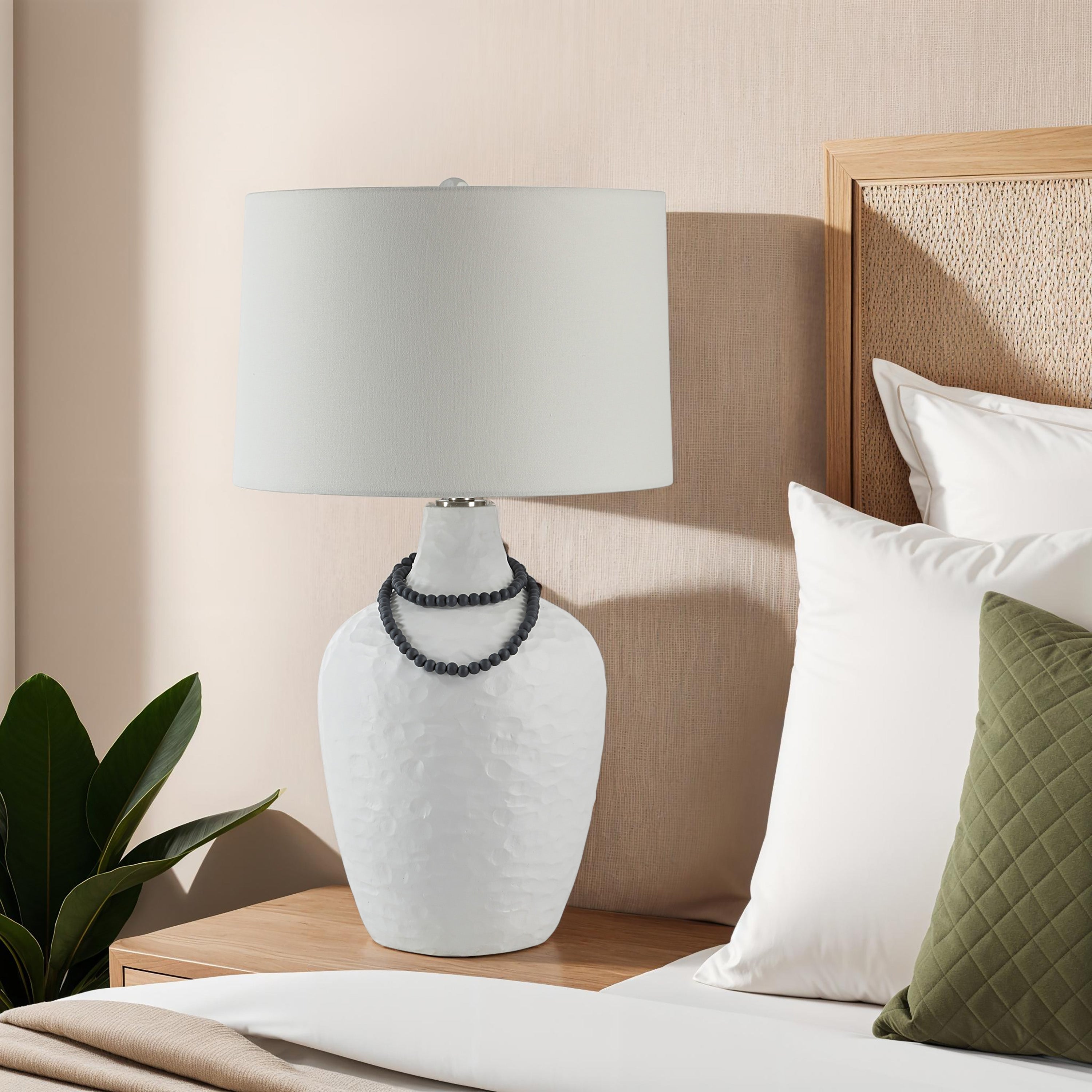 Naranja 29.75" Height Table Lamp, White - Lifestyle Image - LPT1340