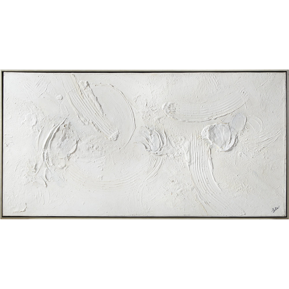 Yanno 30" Wide Canvas Art, Silver - Main Image - OL1901