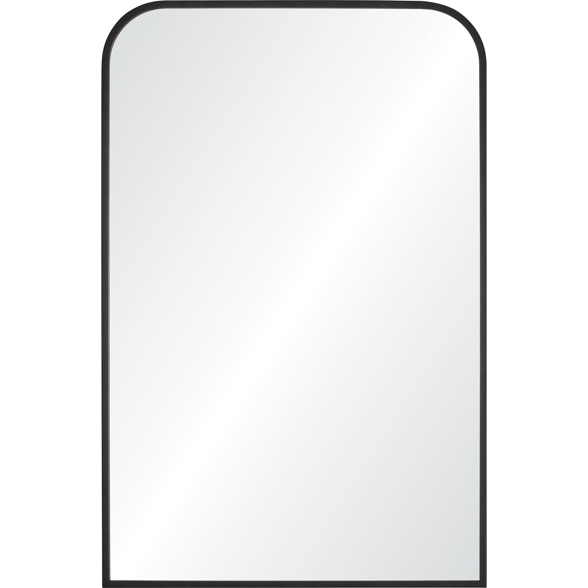 Jackline 36" Tall Rectangle Wall Mirror, Black - Main Image - MT2511