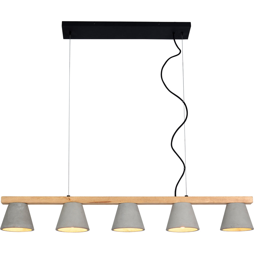 Zain 6" Length Ceiling Fixture, Grey - Additional Image 3 - LPC4330