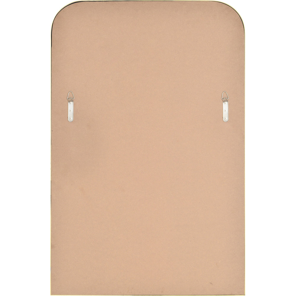Merrimack 36" Tall Rectangle Wall Mirror, Yellow - Backing Image - MT2512