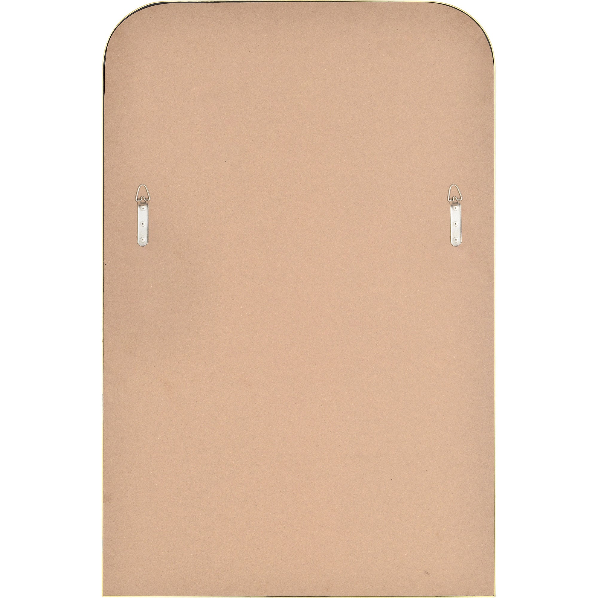 Merrimack 36" Tall Rectangle Wall Mirror, Yellow - Backing Image - MT2512