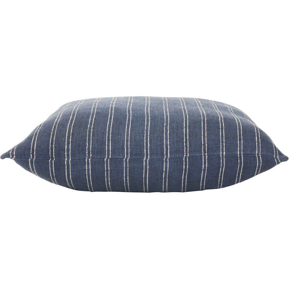 Oakley 20X20 Indoor Pillow, Navy - Angle Image - PWFL1398