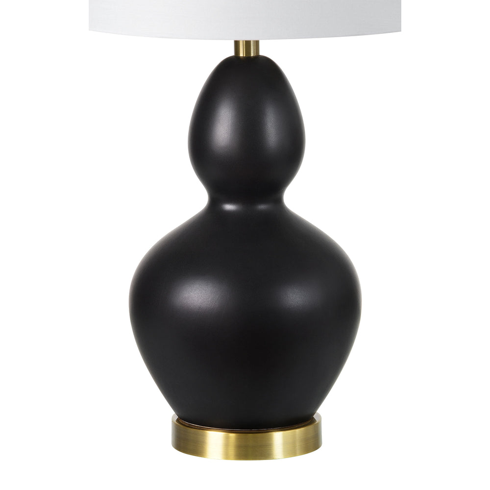 Kamilia 26.75" Length Table Lamp- Set of two, Matte Black - Detail Image - LPT1239-SET2