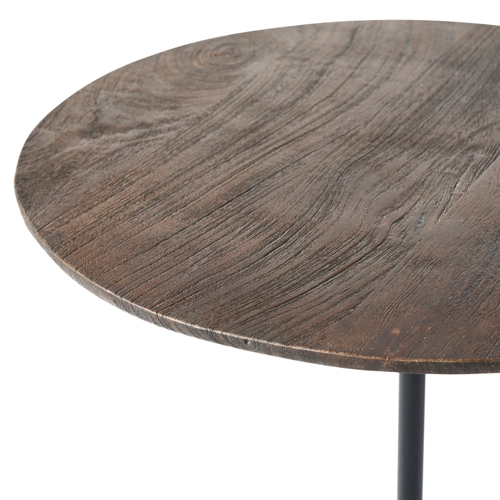 Argos 21" Height Table, Brown - Additional Image 2 - TA526