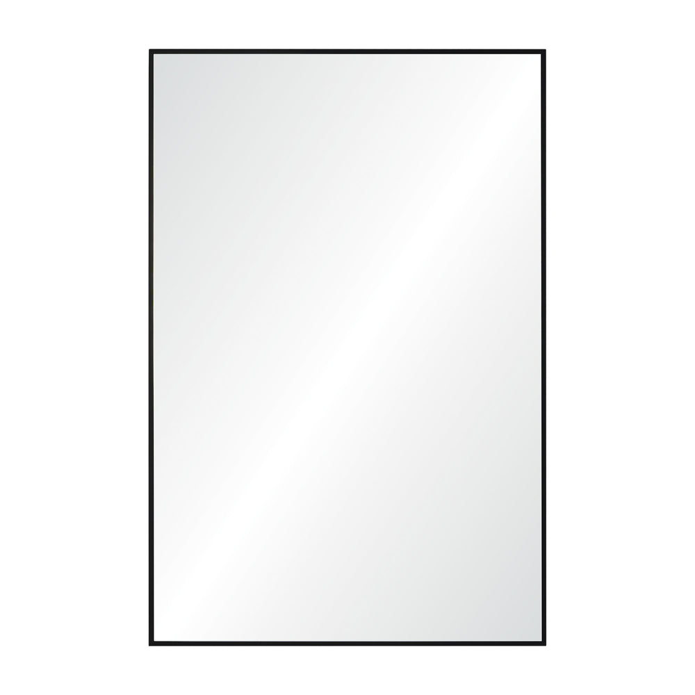 Amara 45" Tall Rectangle Wall Mirror, Black - Main Image - MT2548